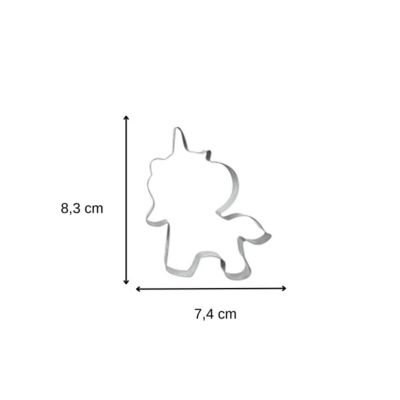 Set de 4 emporte-pièces licorne Zenker Emporte-pièces