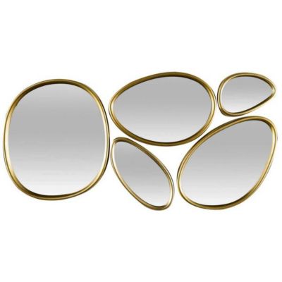 Set de 5 miroirs forme organique