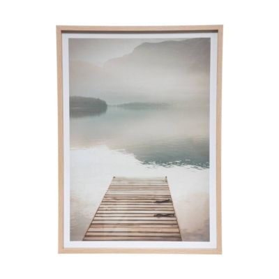 Set de 8 affiches encadrées"Paysage" - sous-verre - Atmosphera