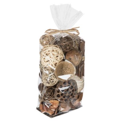 Set de boules décoratives H44 cm - Marron- Atmosphera