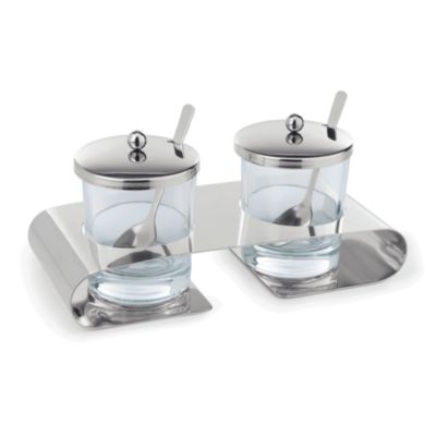 Set de burettes en Verre/inox L 225 mm l 100 mm - Was Germany