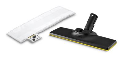 Kit Accessoires Pour Nettoyeur Vapeur Kärcher SC1 à SC5 | Set Buses Et Brosses Avec Bagues D'Étanchéité - Nylon/ABS - 4