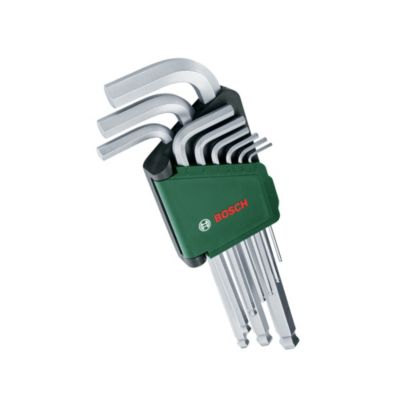 Set de clés allen Bosch Home and Garden 9 pièces