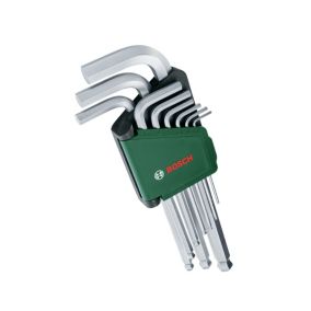 Set de clés allen Bosch Home and Garden 9 pièces