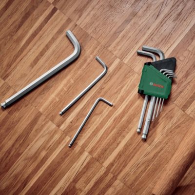 Set de clés allen Bosch Home and Garden 9 pièces