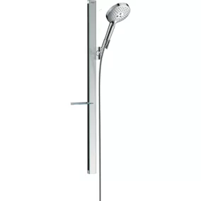 Set de douche 120 3jet avec barre Unica'E 90 cm et porte-savon chromé Hansgrohe Raindance Select S