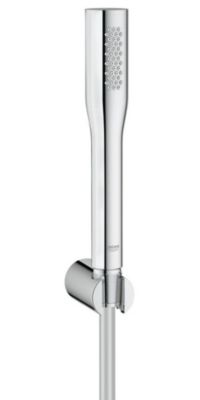 Set de douche Mitigeur monocommande 1/2 Concetto + Douchette stick 1 jet Euphoria Cosmopolitan, Chrome (32210001-Euphoria)