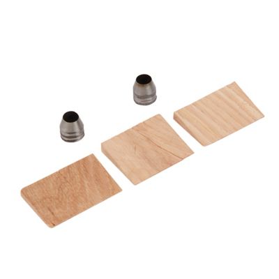 Set de fixation manche pour hâche en métal et bois