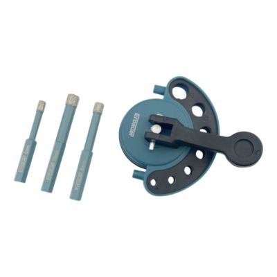 Set de forets pour carrelage diamant à sec Erbauer