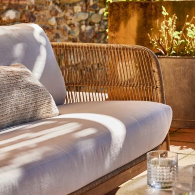 Set de jardin 4 places 2 tables 80cm - Provenza