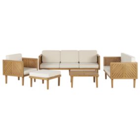 Set de jardin BARATTI Acacia Bois clair