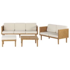 Set de jardin BARATTI Acacia Bois clair