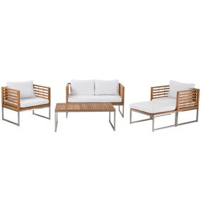 Set de jardin BERMUDA Acacia Bois clair