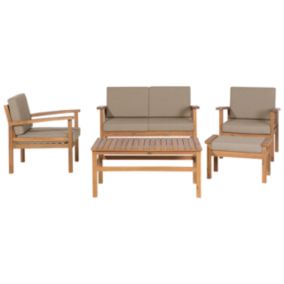 Set de jardin MANILA Acacia Bois clair