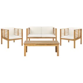 Set de jardin PACIFIC Acacia Blanc cassé