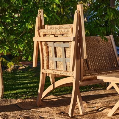 Set de jardin pliant 2 places avec table 40x40 - Serena