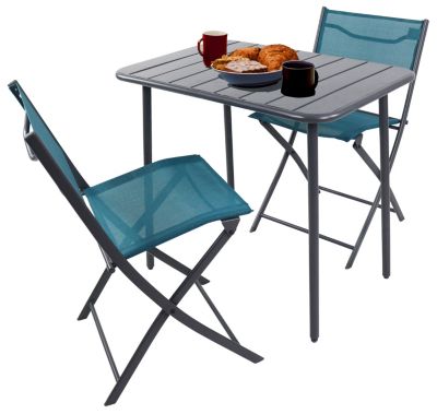 Set de meubles de jardin Sumila 0 Turquoise