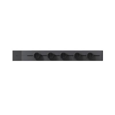 SET de Multiprise Murale pour cuisine, Rail de prise électrique amovible 75cm et 5 Adaptateurs - GONEO