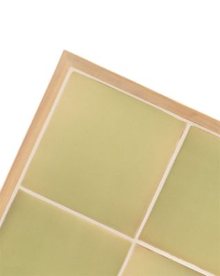 Set de repas 2 places en céramique vert clair 65x65 - bisbal & serena