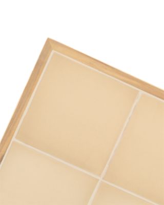 Set de repas 4pl table céramique beige 168x87 - bisbal & Serena