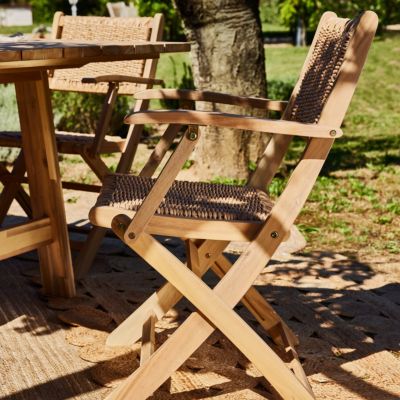 Set de repas jardin 6 pl table céramique moutarde 168x87 - Bisbal & Serena