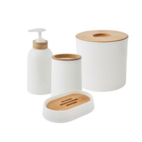 Set de salle de bain 4 pièces bambou