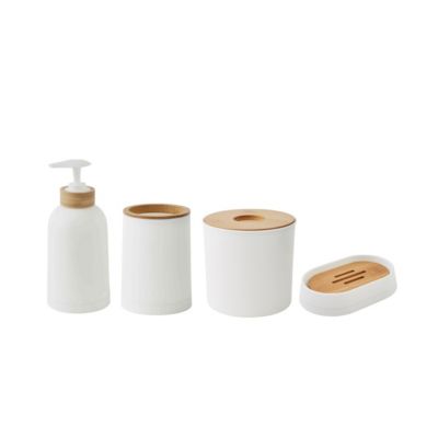 Set de salle de bain 4 pièces bambou