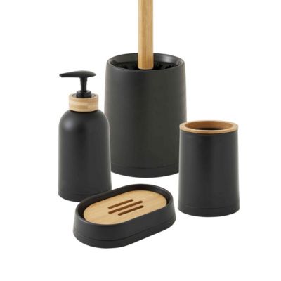 Set de salle de bain 4 pièces en bambou 4 pièces