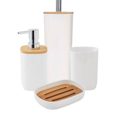 Set de salle de bain 4 pièces en bambou