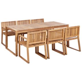 Set de salle à manger Bois Bois clair SASSARI II