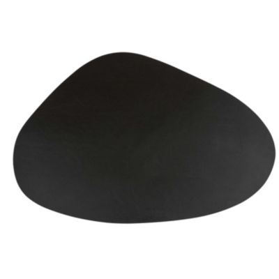 Set de table antidérapant design galet (44x33 cm - Noir)