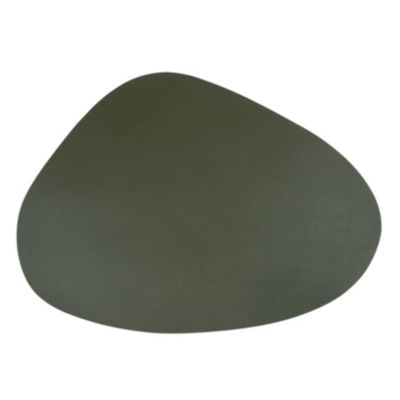 Set de table antidérapant design galet (44x33 cm - Vert)