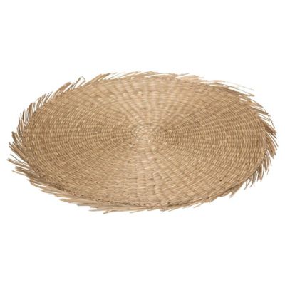 Set de table Cuba naturel D38cm beige - Atmosphera