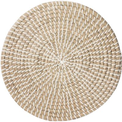 Set de table en osier Blanc, H. 0.3 cm, VANNERIE