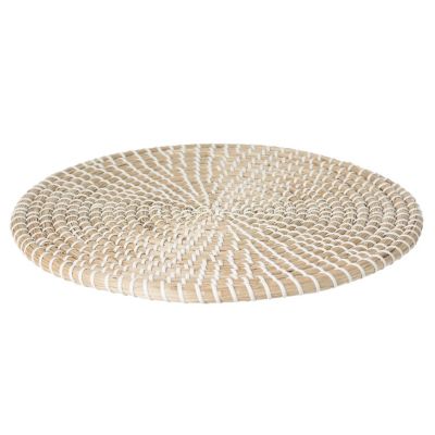 Set de table en osier Blanc, H. 0.3 cm, VANNERIE