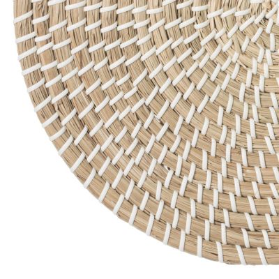 Set de table en osier Blanc, H. 0.3 cm, VANNERIE