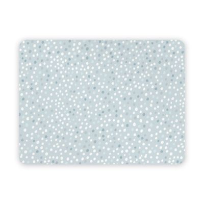 Set de table en vinyle pois bleu 30x40 cm