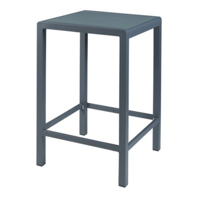 Set de table et 2 tabourets de bar Avise anthracite gris foncé casa.pro