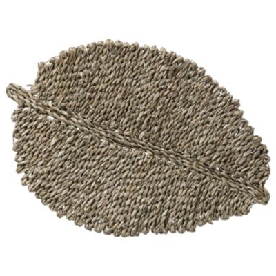 Set de table feuille en roseau (48x33 cm - Naturel)