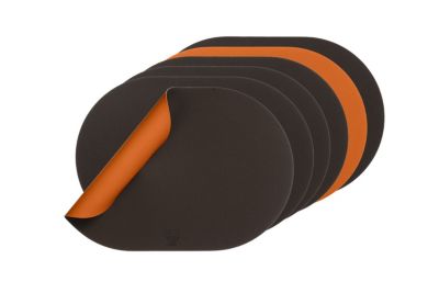 MORROLS Lot De 6 Sets De Table En Cuir PU,Set De Table Lavable