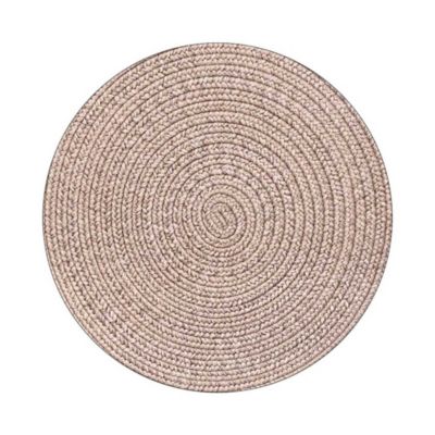 Set de table rond en Vinyle Beija Flor Façon tressage Modèle PB2