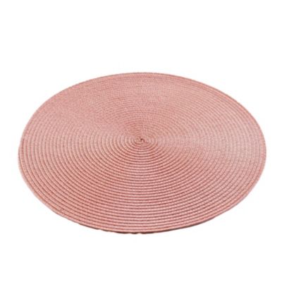 Set de table rond et coloré (35 cm - Rose)