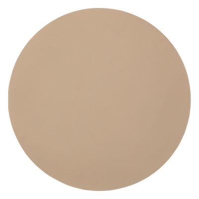 Set de table rond uni (38x38 cm - Beige)