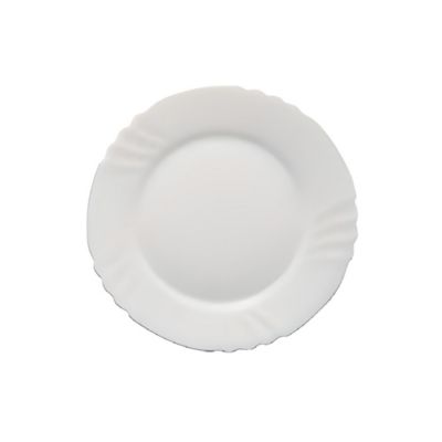 Set de table, service de 36 assiette plate à dessert, plat de service rond en verre - Diamètre 20 cm
