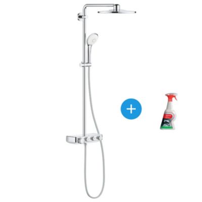 Set Euphoria SmartControl System 310 Duo Colonne de douche thermostatique + Ravak Cleaner Chrome Spray nettoyant (26507000)