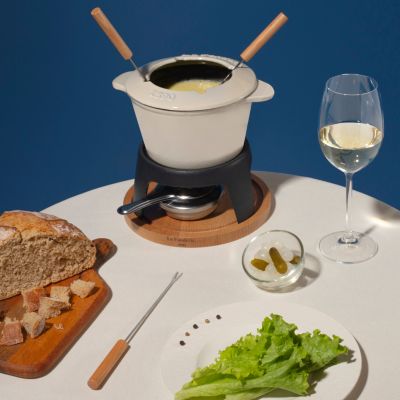 Set à fondue en fonte 4 personnes - MONT JOLY