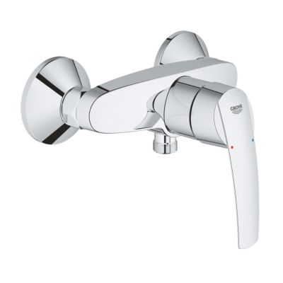 Set Mitigeur monocommande douche avec Limiteur de température + Support de douche mural 2 jets Tempesta 100 (32279001-Tempesta3)
