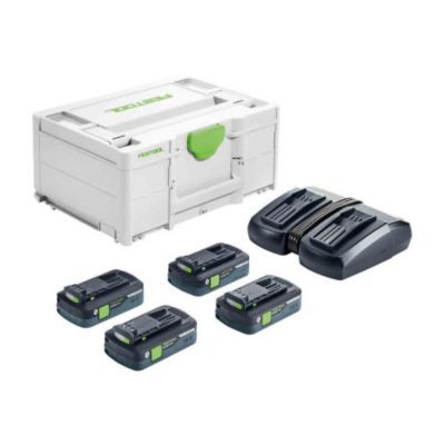 Set énergie 18V SYS 4 x 4 / TCL 6 DUO + coffret SYSTAINER 3 - FSETOOL - 577104