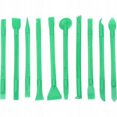 Set Ouvreurs Antistatiques 10 Pièces - Nylon Renforcé Fibre de Verre, 20 Embouts, 145 MM