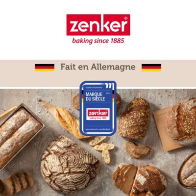 Set pâtisserie avec plaque de four extensible de 35-52 cm, 2 bols à mixer, verre mesureur et spatule Zenker